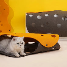 Load image into Gallery viewer, HiFuzzyPet Pets Cat Felt Cloth Tunnel Toy

