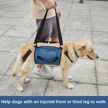 Load image into Gallery viewer, dog lift harness help dog injured leg to walk

