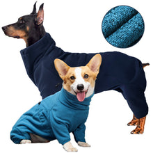 Load image into Gallery viewer, fleece dog coats with zipper
