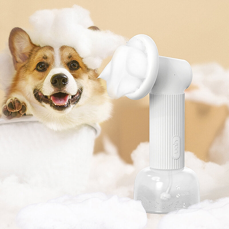Automatic Foaming Dog Shampoo Brush