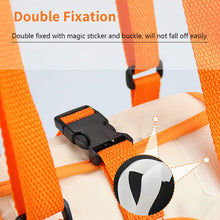 Load image into Gallery viewer, Dog lift harness magic sticker detail
