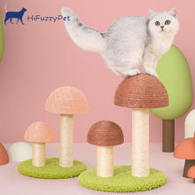 Load image into Gallery viewer, HiFuzzyPet Mushroom Scratching Post for Cat
