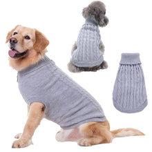 Load image into Gallery viewer, Grey Turtleneck Dog Sweater
