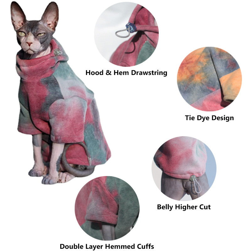 dog cat hoodies details