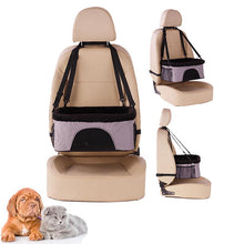 Load image into Gallery viewer, HiFuzzyPet Adjustable Dog Car Booster Seat
