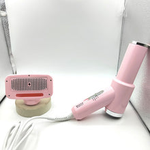 Load image into Gallery viewer, HiFuzzyPet 2 in 1 Portable Dog Blow Dryer with Slicker Brush
