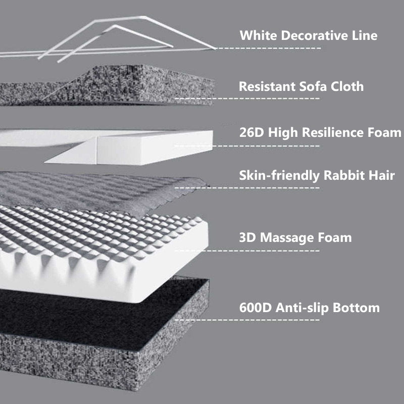 orthopedic dog couch bed details
