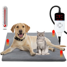 Load image into Gallery viewer, grey dog heating pad for cold weather
