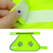 Load image into Gallery viewer, HiFuzzyPet Reflective Dog Safety Vest for Day or Night Outdoor Activity
