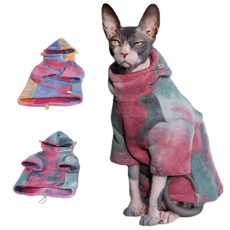 super soft dog cat hoodies with fleece line