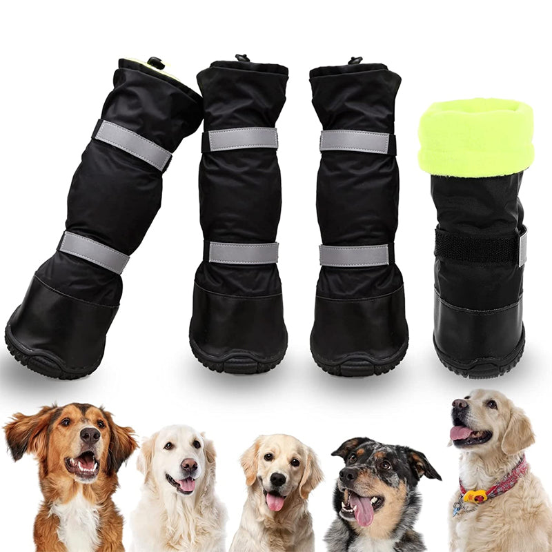 super soft & warm dog boots