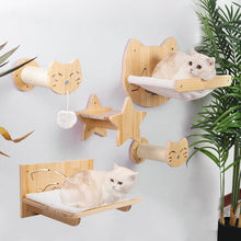 Load image into Gallery viewer, HiFuzzyPet Wall Mounted Cat Shelf for Playing, Climbing
