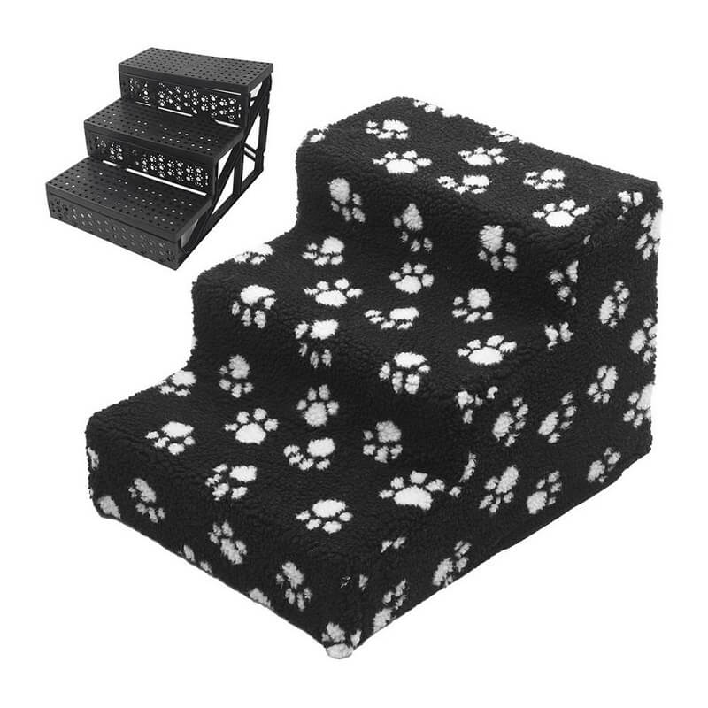 HiFuzzyPet Removable Dog Stairs for Tall Bed,Car