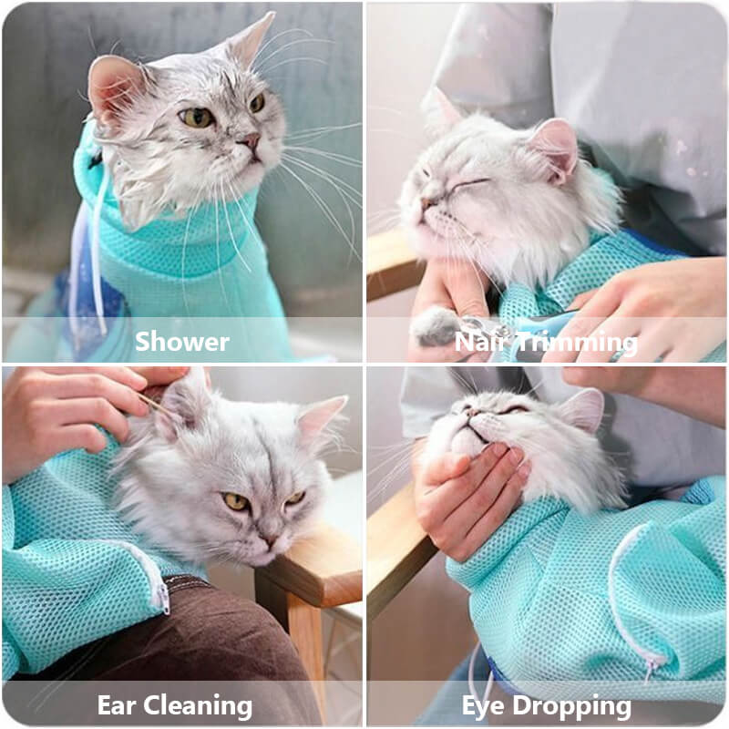 cat bathing bag funcation