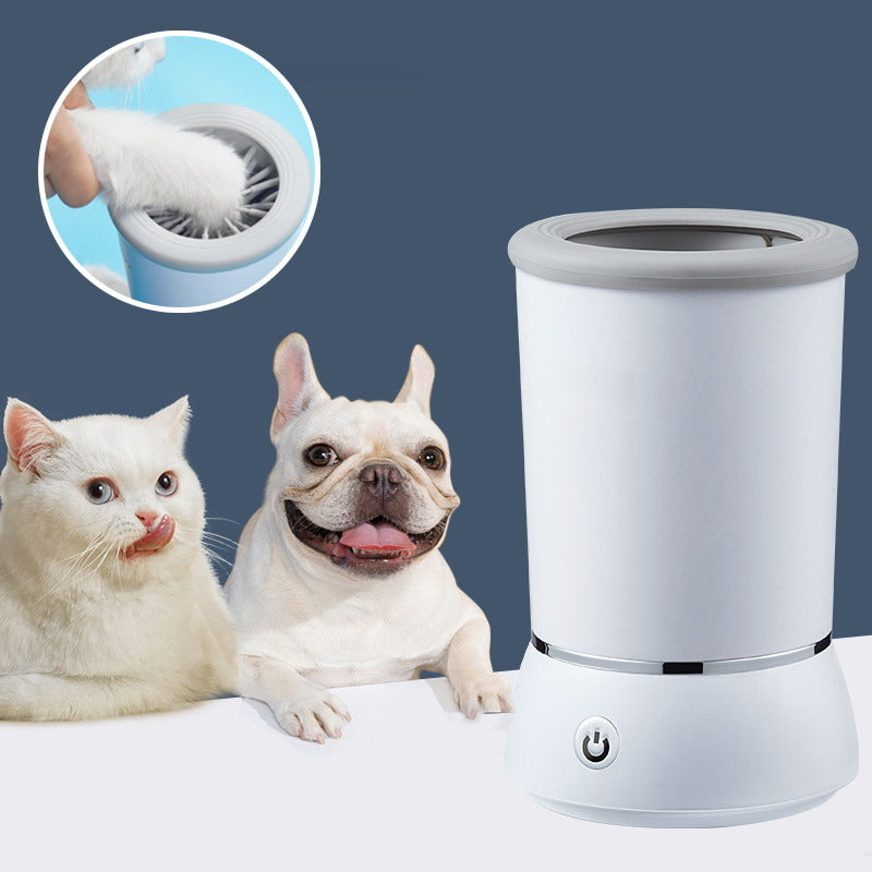 dog paw cleaner for cleaning and caring