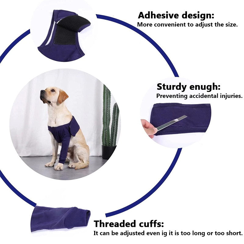 dog front leg brace sleeve details
