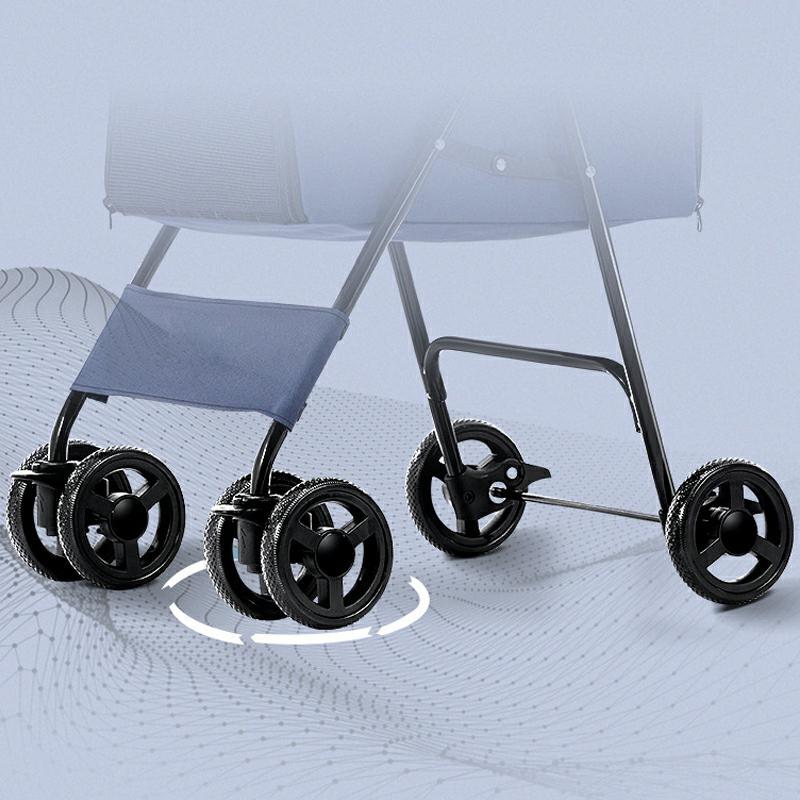 HiFuzzyPet Lightweight Dog Stroller with Bag
