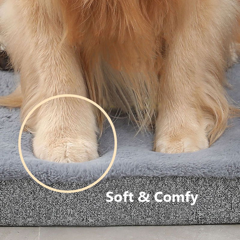 super soft rabbit hair dog couch bed