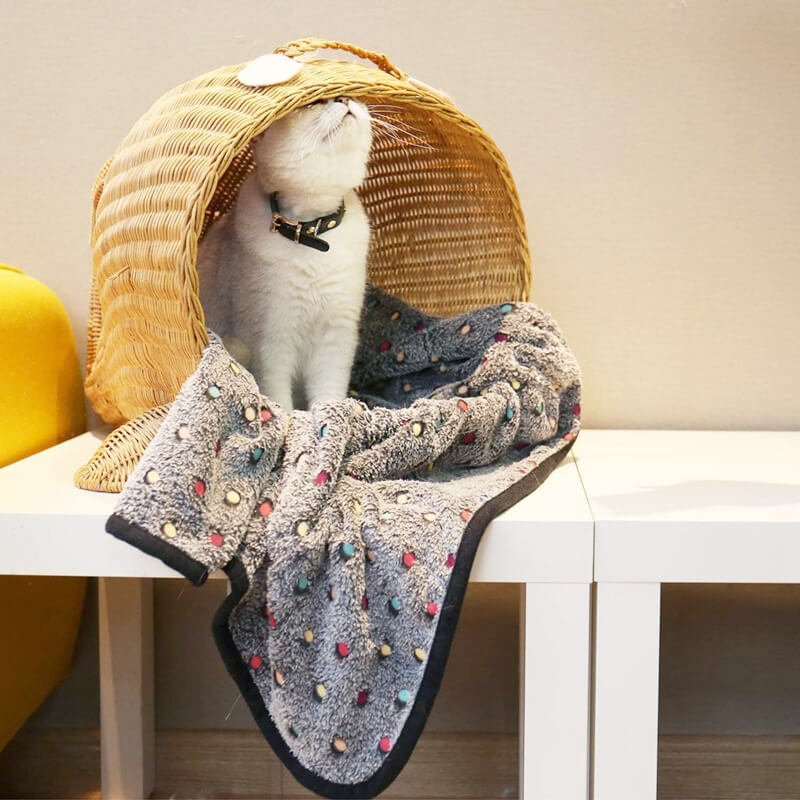 dark gray  dog cat blankets
