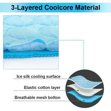 Load image into Gallery viewer, HiFuzzyPet Self Cooling Ice Silk Dog Cooling Mat for Summer
