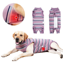 Load image into Gallery viewer, purple dog surgical recovery suit
