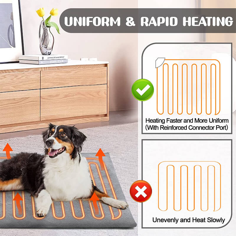 dog heated pad Heating evenly