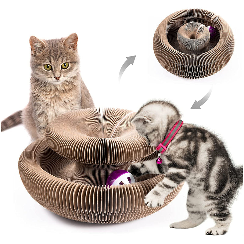 HiFuzzyPet Magic Organ Cat Scratching Toy Board-2 Pcs