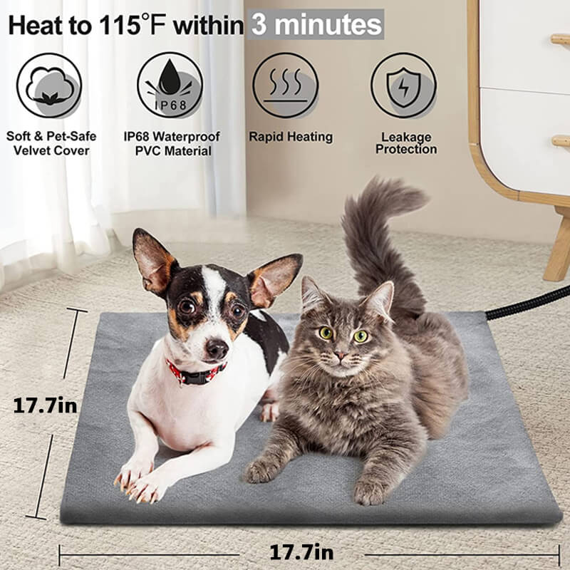 dog heating pad size chart