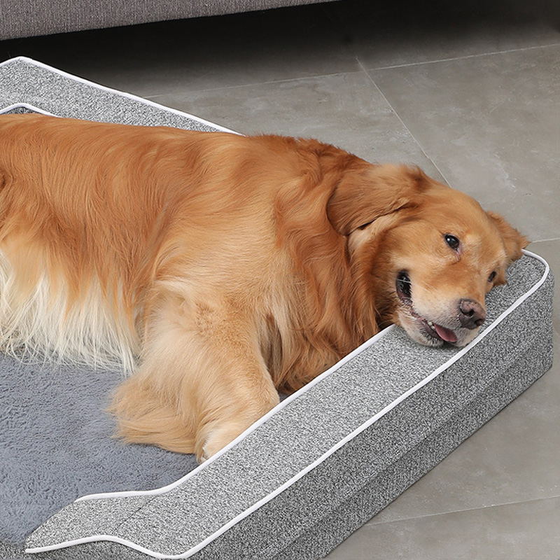 head & neck support orthopedic dog couch bed 