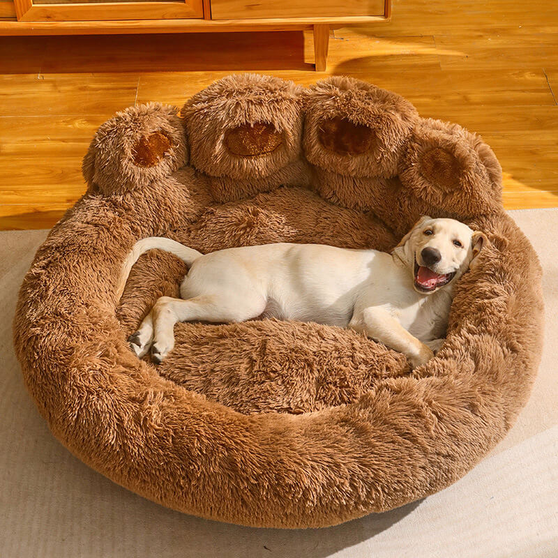 dog cat bed provide calming and anti-anxiety