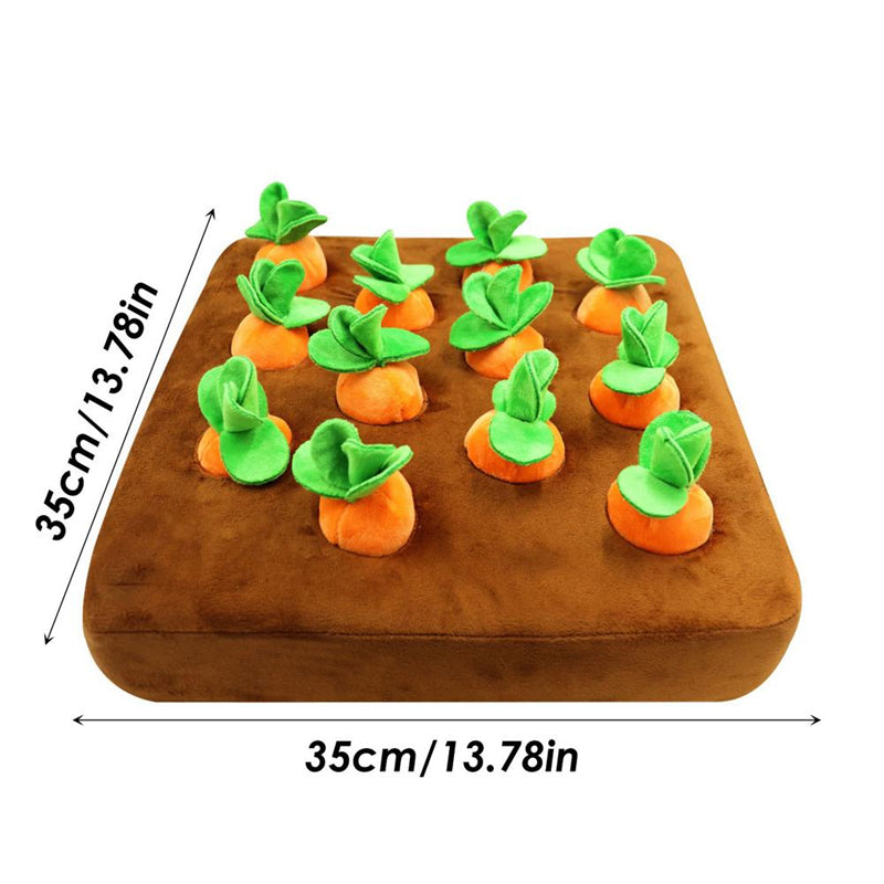 Carrot Plush Toy Dogs Sniff Mat Pet Feeder Interactive Dog Toys