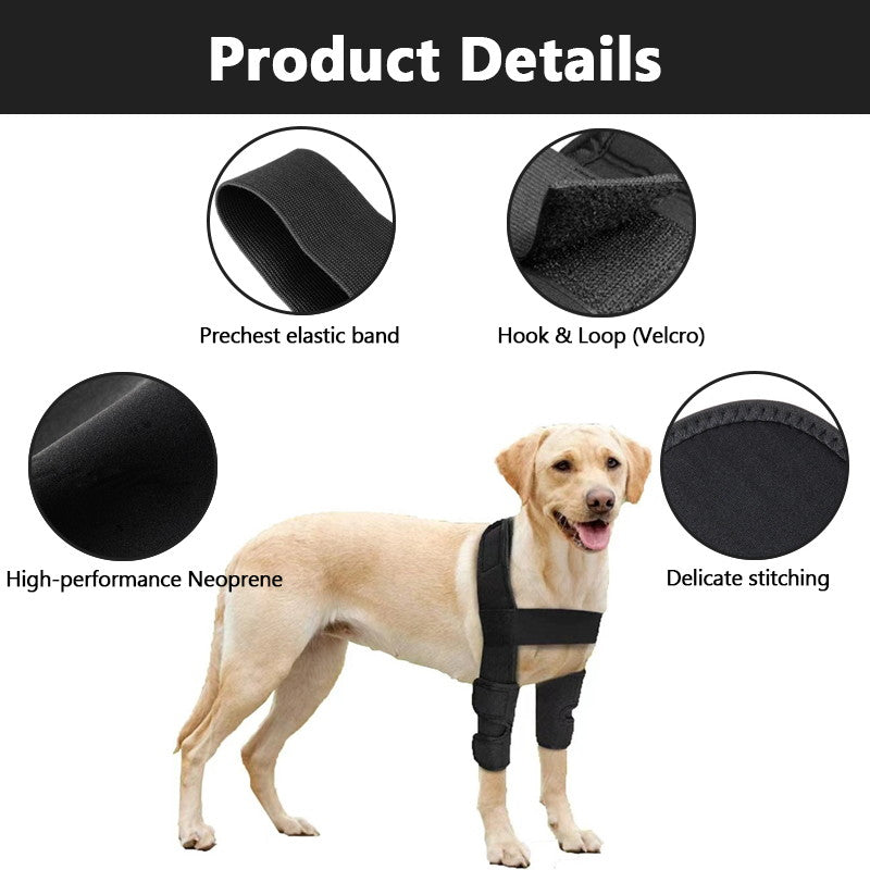 dog elbow pads details