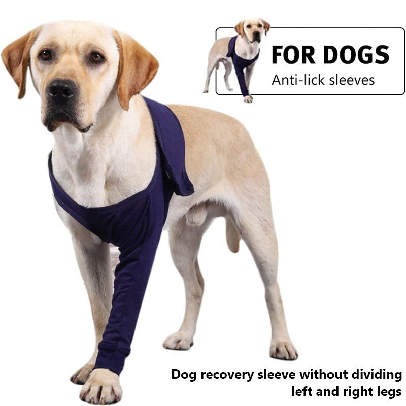 dog recovery sleeve without dividing left and right legs
