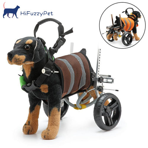 HiFuzzyPet Disabled Dog Wheelchair for Back Legs