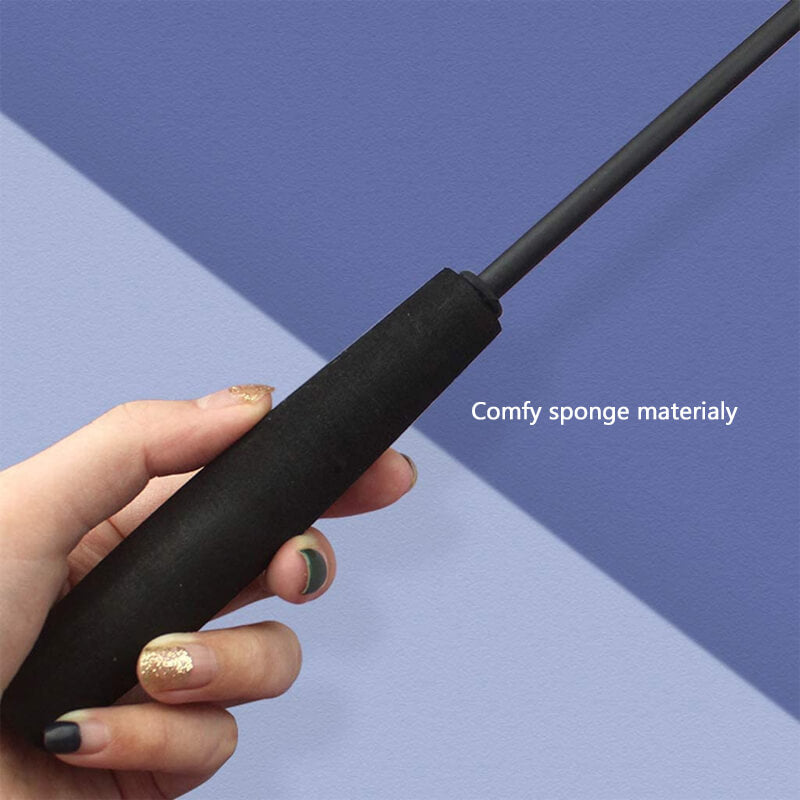 cat wand toy grip detail