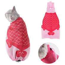 Load image into Gallery viewer, red whale cat bathing bag
