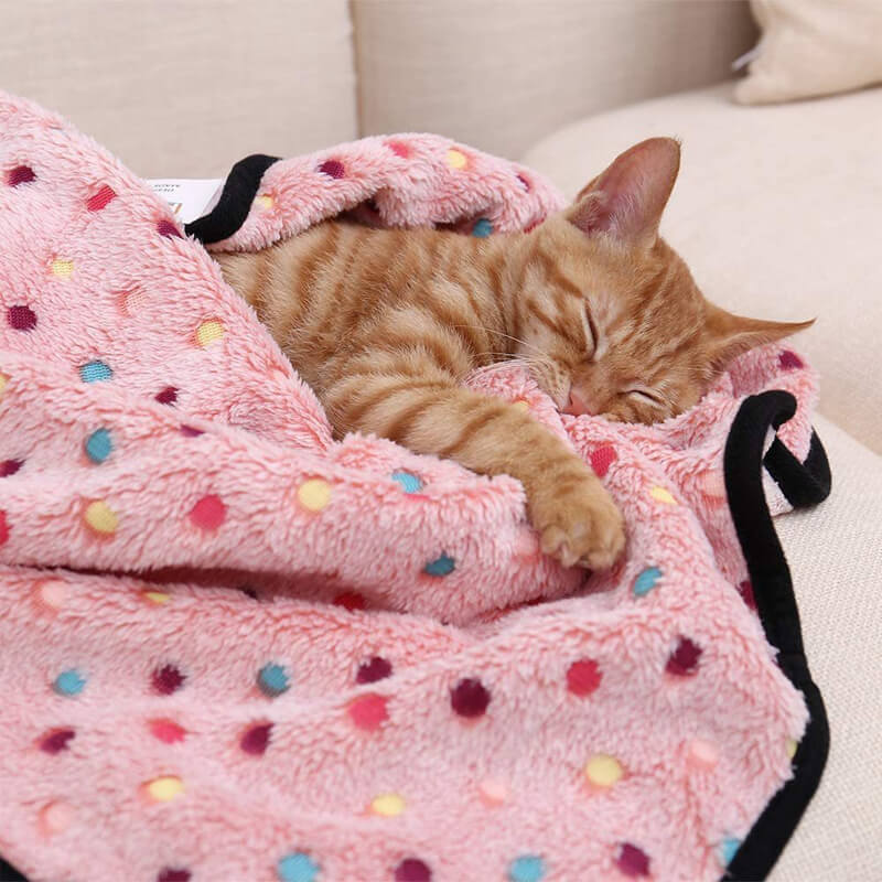 pink dog cat blankets 