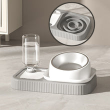 Load image into Gallery viewer, HiFuzzyPet Cat Bowls Water and Food Bowl Set, 2 in 1
