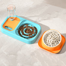 Load image into Gallery viewer, HiFuzzyPet Cat Bowls Water and Food Bowl Set, 2 in 1
