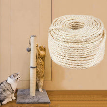Load image into Gallery viewer, HiFuzzyPet Sisal Rope for Cats 328FT, 1/4in Diameter
