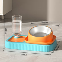 Load image into Gallery viewer, HiFuzzyPet Cat Bowls Water and Food Bowl Set, 2 in 1
