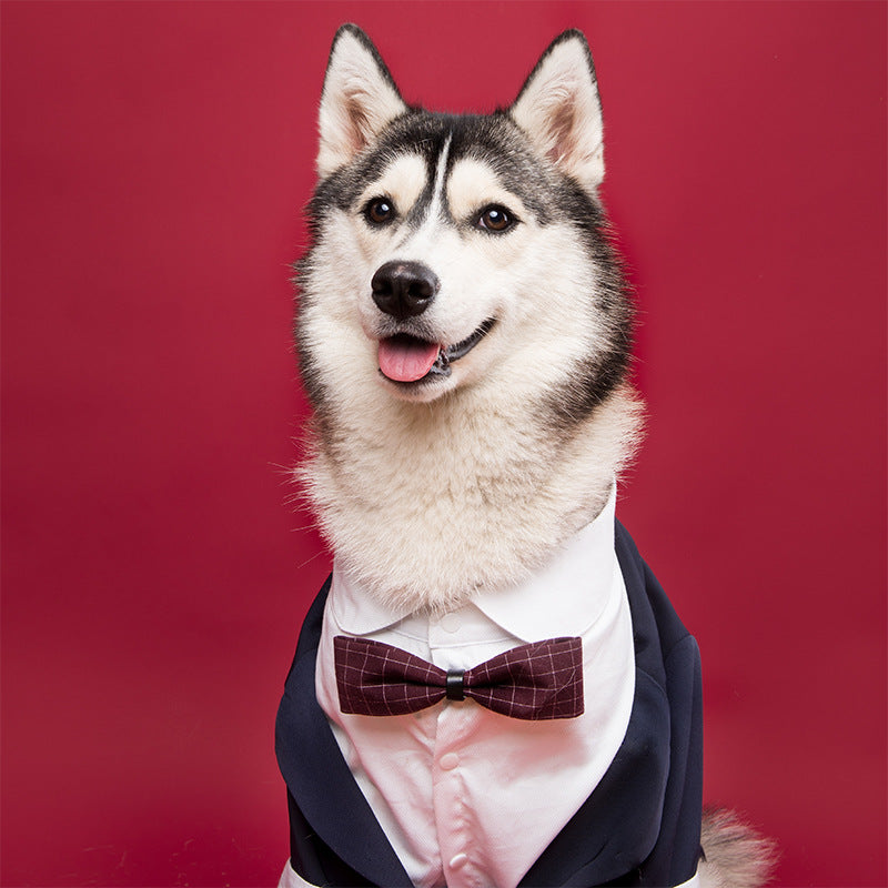 HiFuzzyPet Dog Tuxedo Costume & Dress for Wedding
