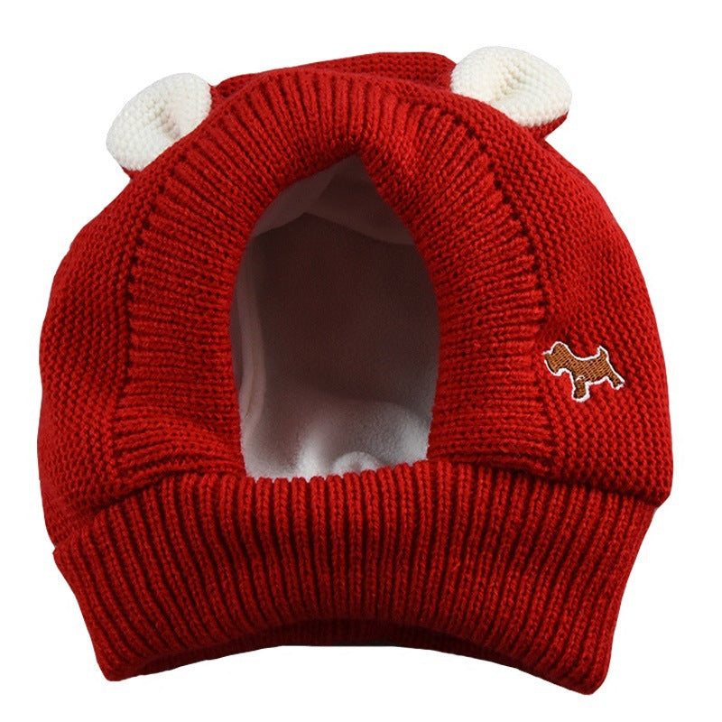 HiFuzzyPet Knitted Dog Hats for Winter