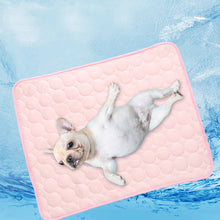 Load image into Gallery viewer, HiFuzzyPet Self Cooling Ice Silk Dog Cooling Mat for Summer
