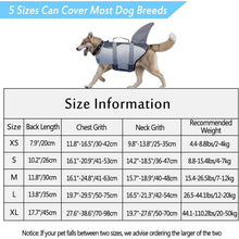 Load image into Gallery viewer, HiFuzzyPet Shark Fin Dog Life Jacket for Swimming
