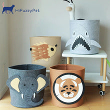 Load image into Gallery viewer, HiFuzzyPet Felt Dog Toy Basket, Pet Toys Storage Bin
