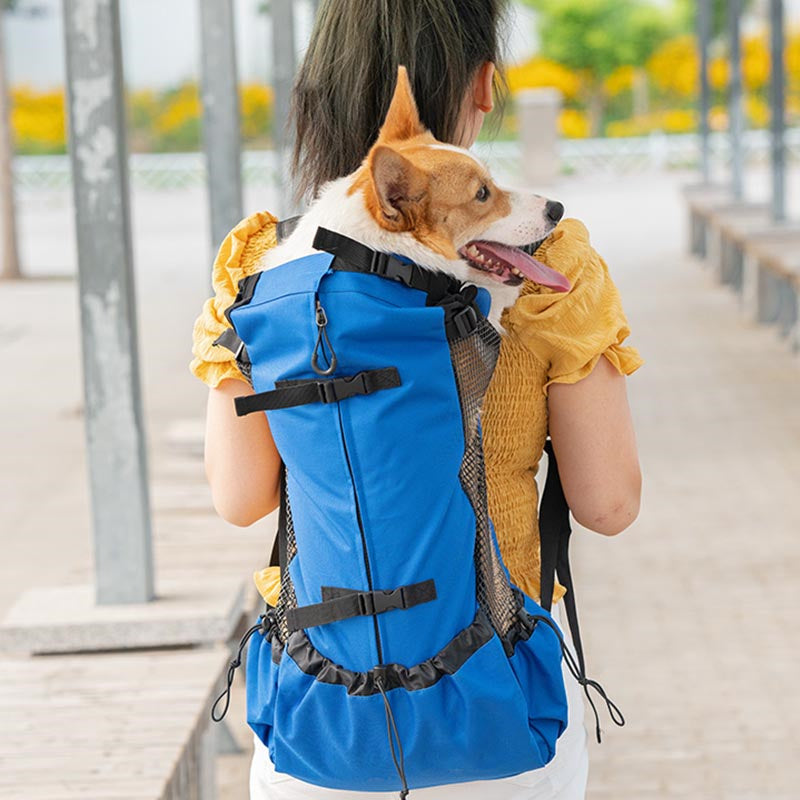 HiFuzzyPet Shoulders Washable Doggie Backpacks For Hiking