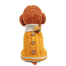 Load image into Gallery viewer, HiFuzzyPet Turtleneck Dog Sweater Warm Cute Dog Clothes
